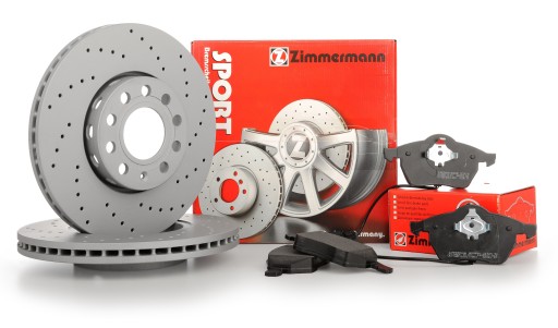 Tarcze Klocki ZIMMERMANN SUBARU FORESTER SJ 316mm - 1