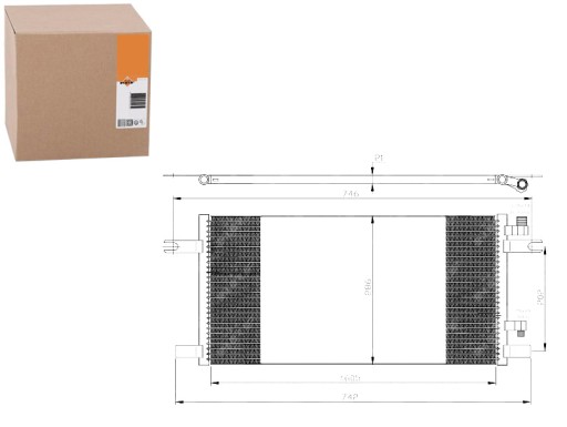 Chłodnica klimatyzacji NRF 35647 - 4