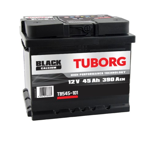 Akumulator Tuborg Black 12V 45Ah 390A L+ TB545-101 - 1