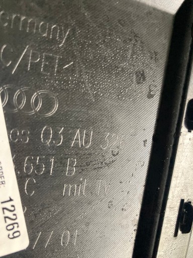 Решітка радіатора чорний AUDI Q3 83A 83a853651b - 11