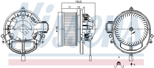 Вентилятор NISSENS для BMW 1 F21 m 135i 140i - 7