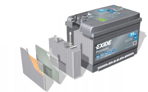 Стартовий акумулятор EXIDE EA1000 - 5