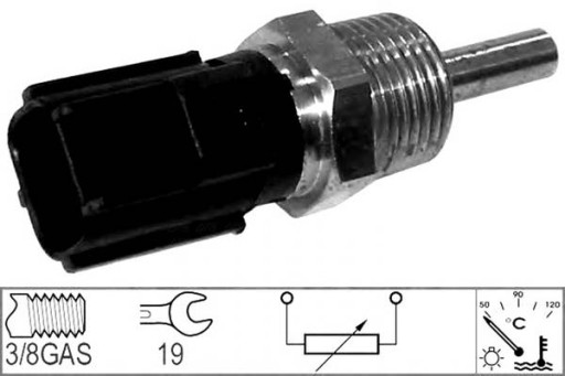 ДАТЧИК ТЕМПЕРАТУРЫ ЖИДКОСТИ РАДИАТОРА [ERA] - 2