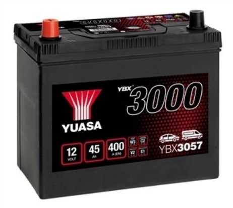 Akumulator Yuasa YBX 3057 12V 45Ah 400A L+ Honda - 1