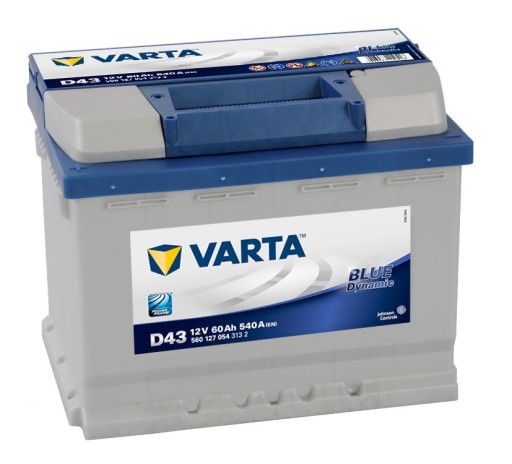 Аккумулятор Varta BLUE D43 60Ah 540a - 1