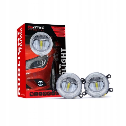 ŚWIATŁA JAZDY DZIENNEJ HALOGEN CREE 2W1 DO JAGUAR - 1