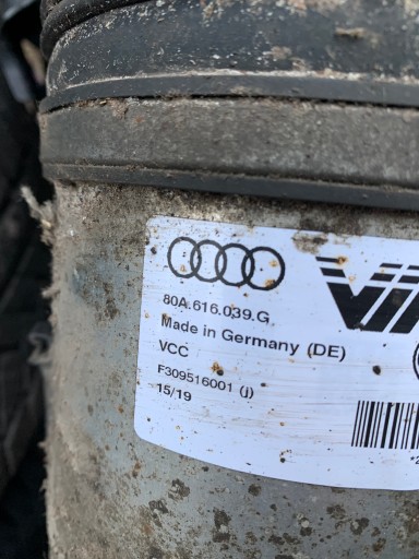 Audi OE 80a616039g передня пневматична стійка - 2