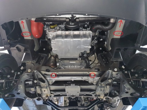 Сталевий захист двигуна Mercedes Sprinter W907 4x4 - 2