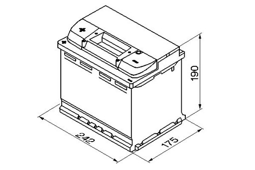 Акумулятор 63AH 610A SILVER S5 L + BOSCH - 8