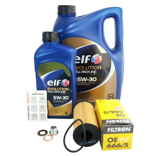 Filtr +olej 5W30 Renault Fluence Scenic 3 1.6 dCi - 1