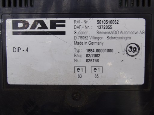 DAF LF 45 55 01-06 E3 LICZNIK ANGLIK - 4