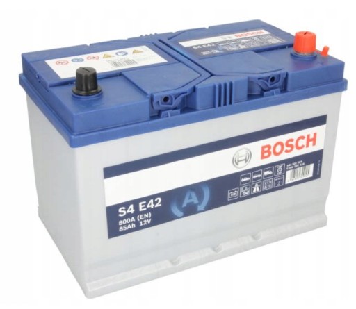 Akumulator Bosch EFB 12V 85Ah/800A S4E42 - 1