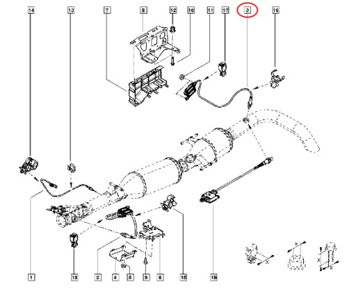 CZUJNIK NOX MASTER III 2.3 DCI 227905444R ORYG - 10