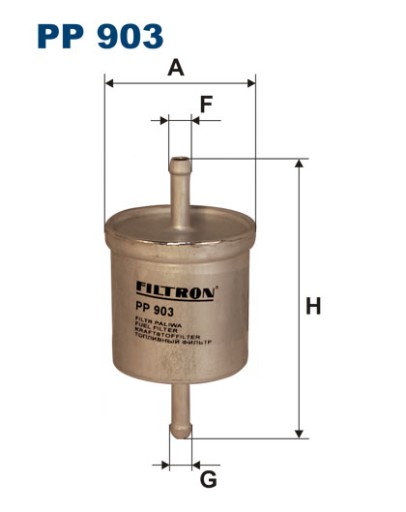 Filtron PP 903 паливний фільтр - 10