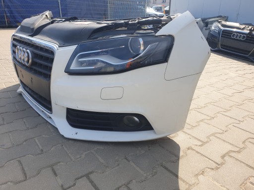 AUDI A4 B8 PAS PRZEDNI PRZÓD KOMPLET ZDERZAK LAMPY - 2