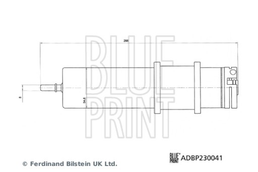 Паливний фільтр BLUE PRINT adbp230041 RU розподіл - 5