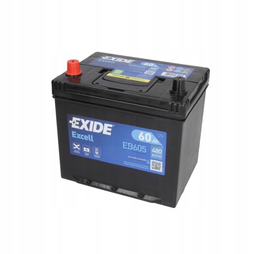 Akumulator EXIDE EXCELL 60Ah 390A L+ - 1