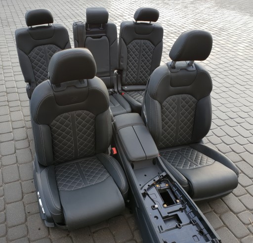 Fotele kanapa skóra Audi SQ7 Q7 4M komplet 15-19r - 4
