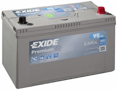 Exide PREMIUM FUTURA EA954 95Ah 800A - 1