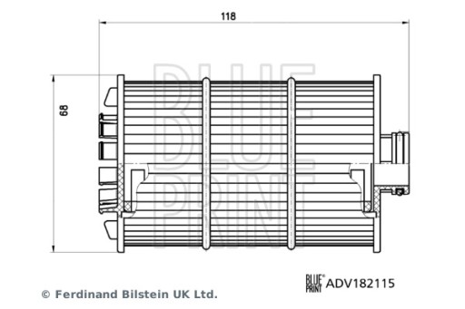 Масляний фільтр BLUE PRINT ADV182115 En Distribution - 6