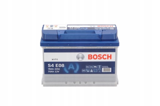 Akumulator Bosch S4 EFB 70AH 760A L- S4E08 - 1