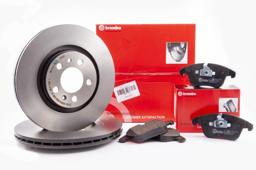 Tarcze Klocki BREMBO Przód FORD KUGA II 300mm - 1