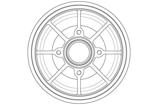 Гальмівний барабан TRW DB4546MR - 2