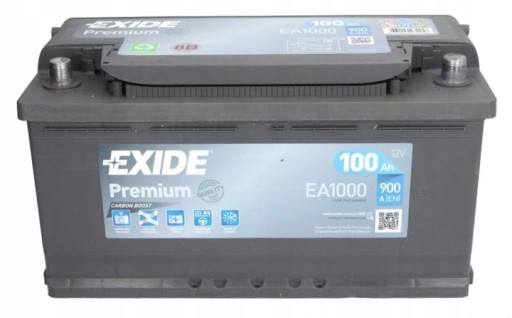 Стартовий акумулятор EXIDE EA1050 - 10