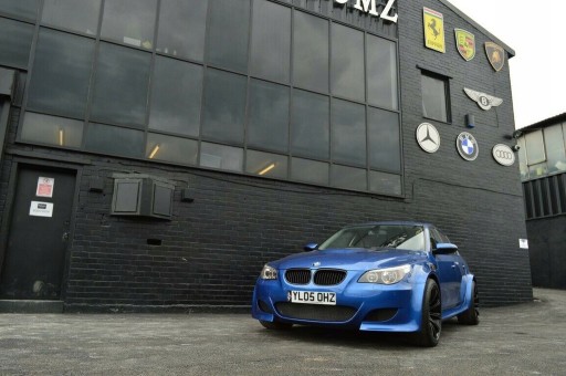 BMW 5 E60 M5 передній бампер спойлер широкий обвіс - 10