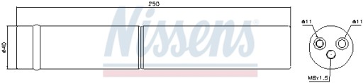 Осушувач CHRYSLER 300C 3.0 CRD 04 - / NISSENS/ - 9