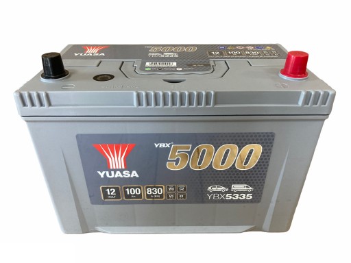 Akumulator Yuasa 12V 100Ah 830A P+ YBX5335 - 5
