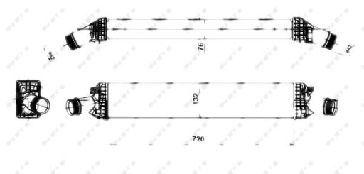 NRF INTERCOOLER AUDI - 3