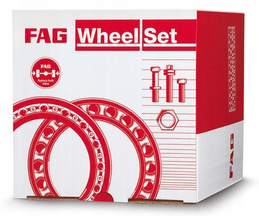 FAG 713 6110 80 Комплект підшипників колеса - 1