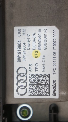 Audi A4 B9 wyświetlacz MMI monitor 8W1919604 - 5