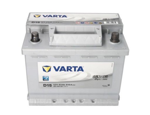 Акумулятор Varta 63AH 610A 12V Silver Dynamic - 2