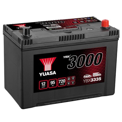 Akumulator Yuasa 12V 95Ah 720A P+ YBX3335 - 1