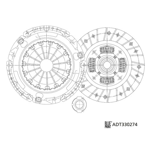 Комплект муфт BLUE PRINT ADT330274 - 3