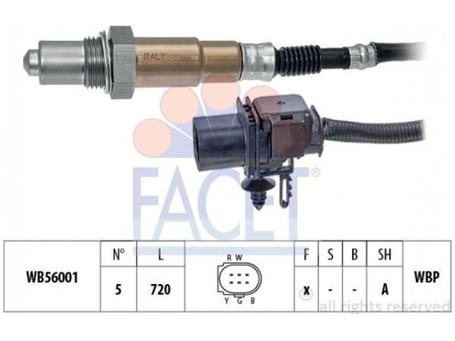 SONDA LAMBDA FORD FIESTA VII MK7 1.0 12-17 - 2