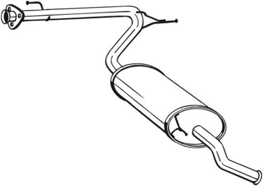 Tłumik końcowy BOSAL 281-093 - 2