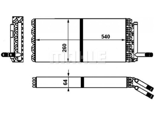 НАГРІВАЧ MAHLE AH 243 000P - 2