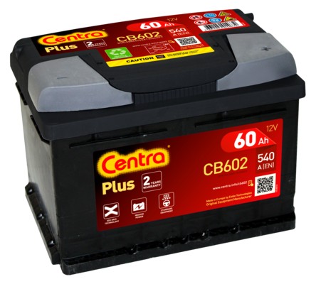 Akumulator Centra Plus 60Ah 540A CB602 Nowy Model - 1