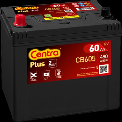CEN CB605 AKUMULATOR CENTRA 60AH/390A 12V +L PLUS - 2