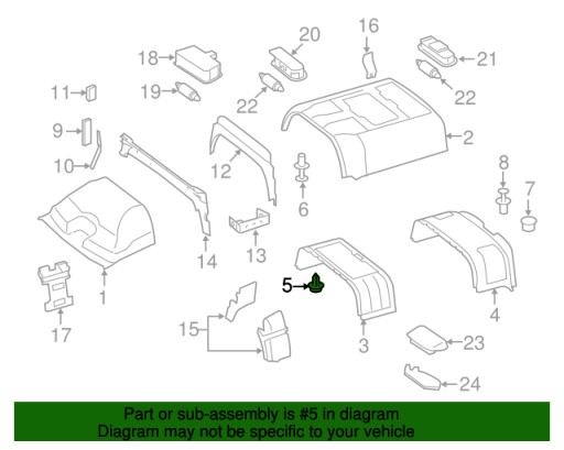 Штир Засувки Облицювання Mercedes W901 W902 W904 - 2