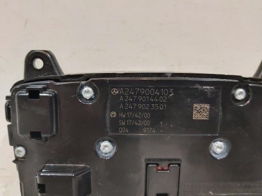 Панель сенсорної панелі MERCEDES W247 W177 A2479064103 - 3