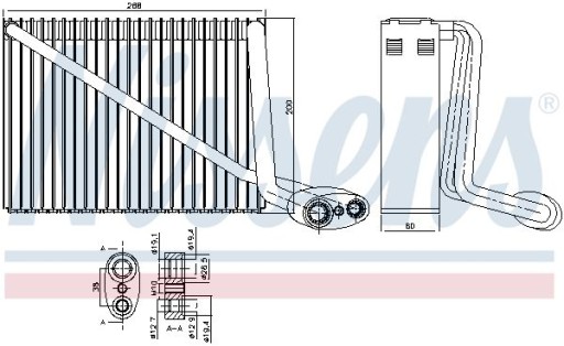 PAROWNIK KLIMATYZACJI 92272 NISSENS AUDI - 7