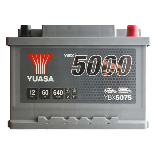 YUASA YBX 5075 12V 60AH 640A YBX5075 - 2