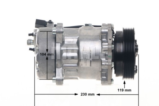 MAHLE KOMPRESOR KLIMATYZACJI ACP191000S - 16