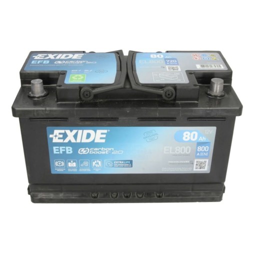 Akumulator EXIDE START&STOP EFB 80Ah 720A P+ - 4