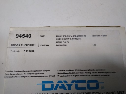 DAYCO 94540 ремінь ГРМ - 2