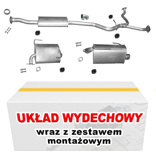 Глушник комплект Subaru Outback 2.0 D Diesel Boxer - 1